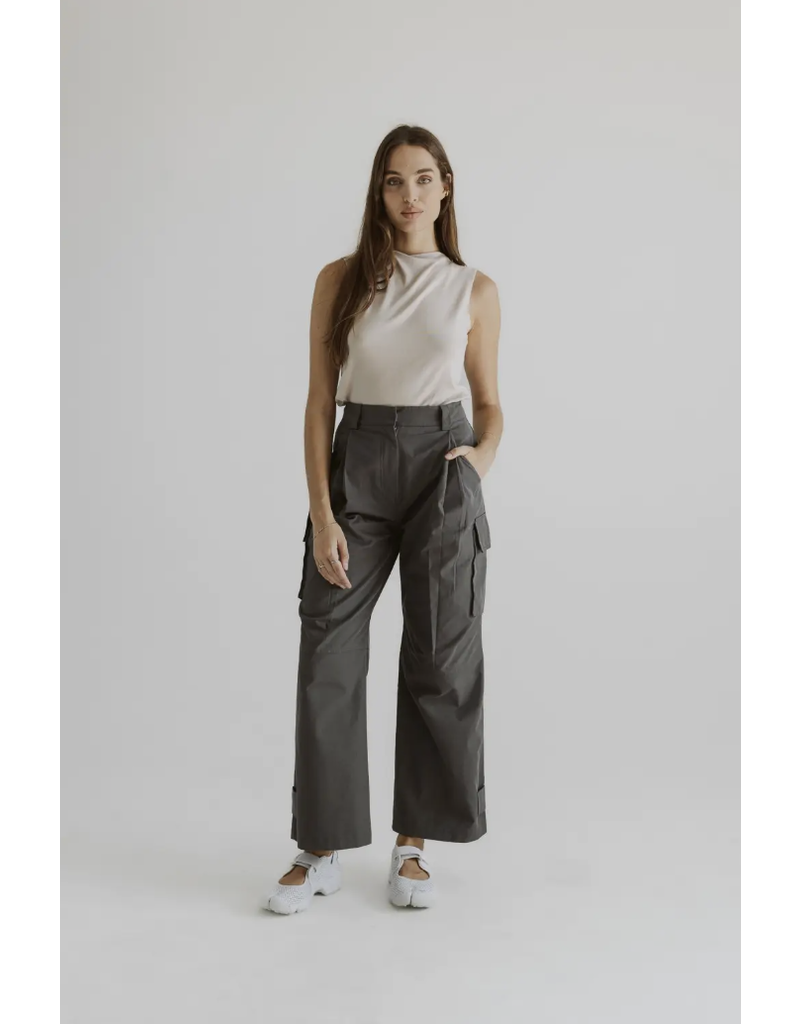 ALL ROW MADDIE PANTS CHARCOAL