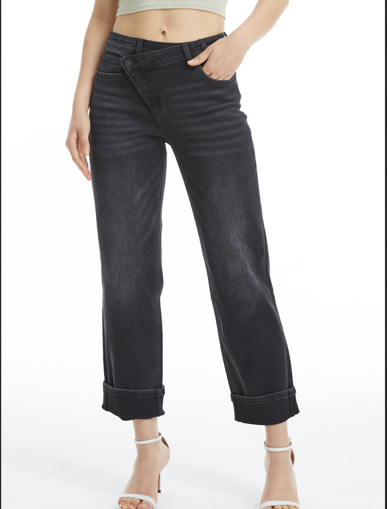 Women's high-waisted mom jeans in organic cotton Marthe – Atelier