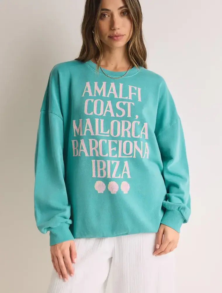 ZSUPPLY DESTINATION SWEATSHIRT CABANA GREEN