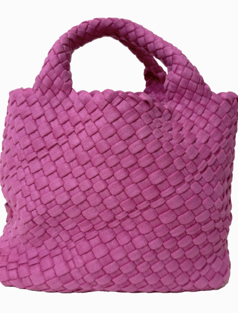 AH.DORNED LINDA WOVEN VELOUR TOTE