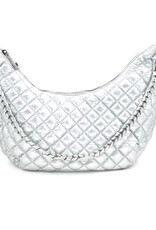 BC HANDBAGS QUILTED HOBO BAG