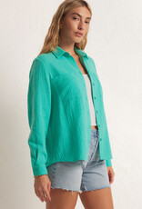 Z SUPPLY KAILI BUTTON UP GAUZE TOP