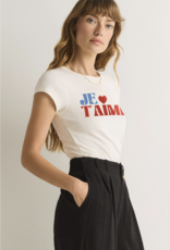 Z SUPPLY JE T'AIME CHEEKY TEE