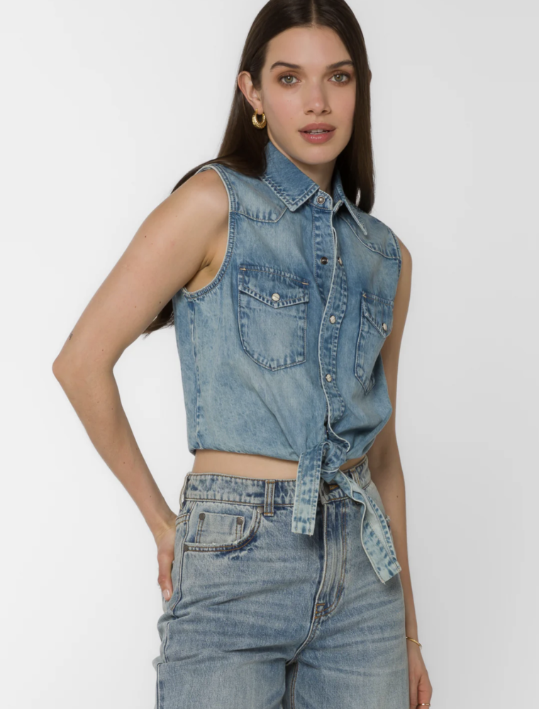 SUSAN DENIM TANK