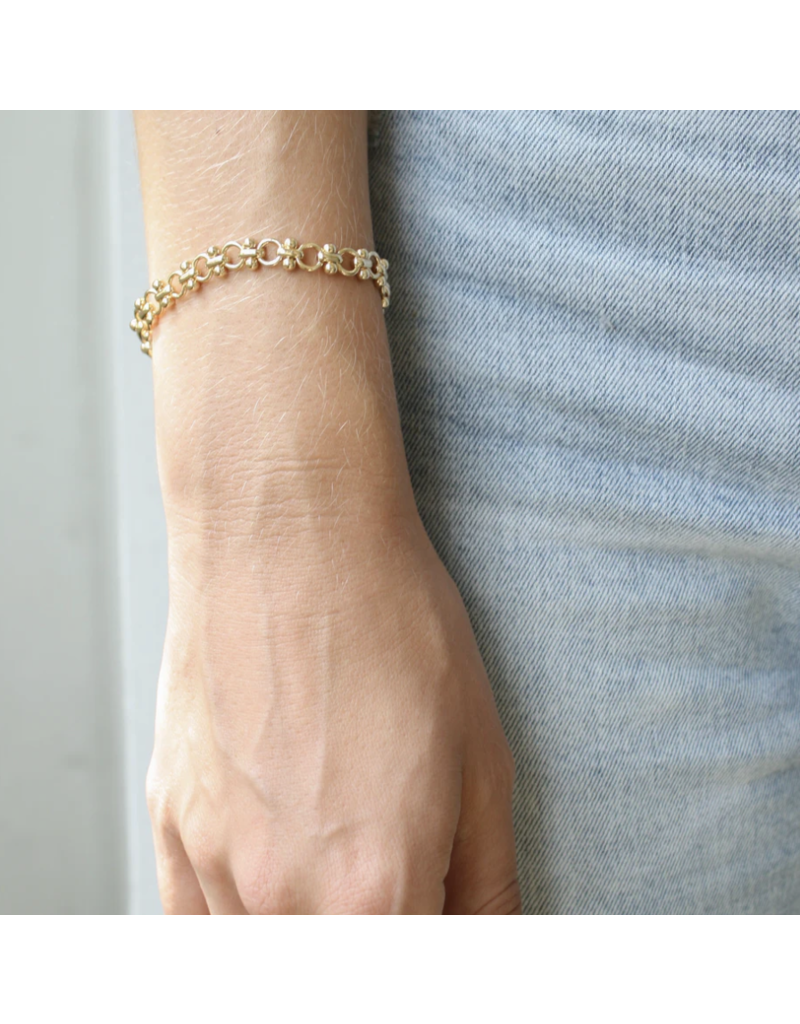 LEEADA CHLOE BRACELET GOLD 7"