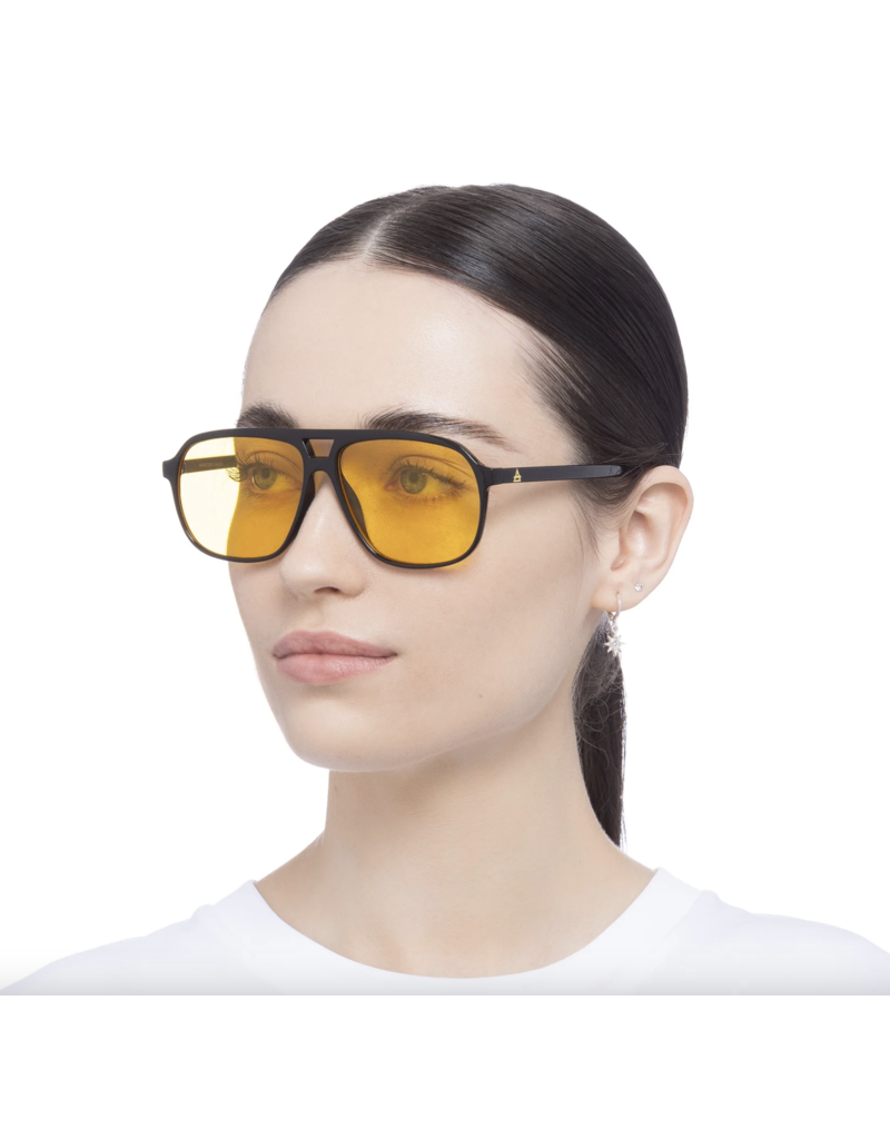 AIRE MONOCEROS BLACK/YELLOW SUNGLASSES