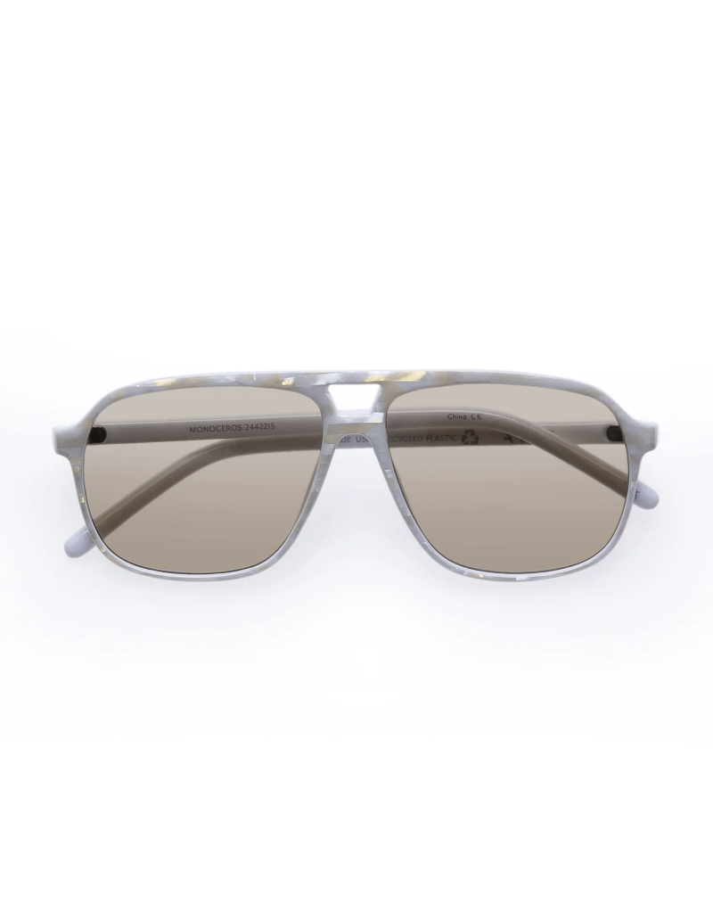 AIRE WHITE MARBLE SUNGLASSES