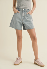 MIOU MUSE DENIM WASHED SHORTS