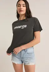 Z SUPPLY MARGS BOYFRIEND TEE BLACK