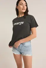 Z SUPPLY MARGS BOYFRIEND TEE BLACK