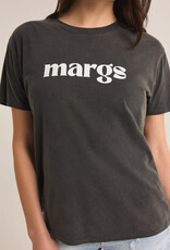 Z SUPPLY MARGS BOYFRIEND TEE BLACK