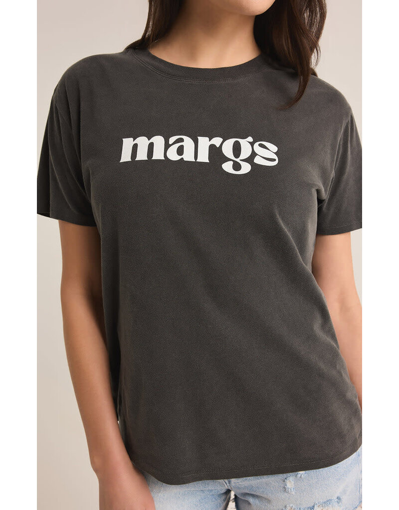 Z SUPPLY MARGS BOYFRIEND TEE BLACK