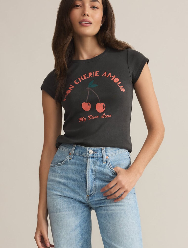 Z SUPPLY MON CHERIE AMOUR CHEEKY TEE