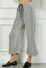 SEE AND BE SEEN DIAGONAL STRIPED CROPPED PANTS