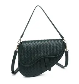 URBAN EXPRESSIONS SCOUT WOVEN CROSSBODY FOREST GREEN