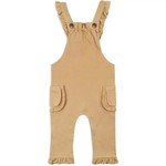 Organic Ruffle Overalls