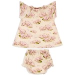 Organic Dress and Bloomer Set Water Lily