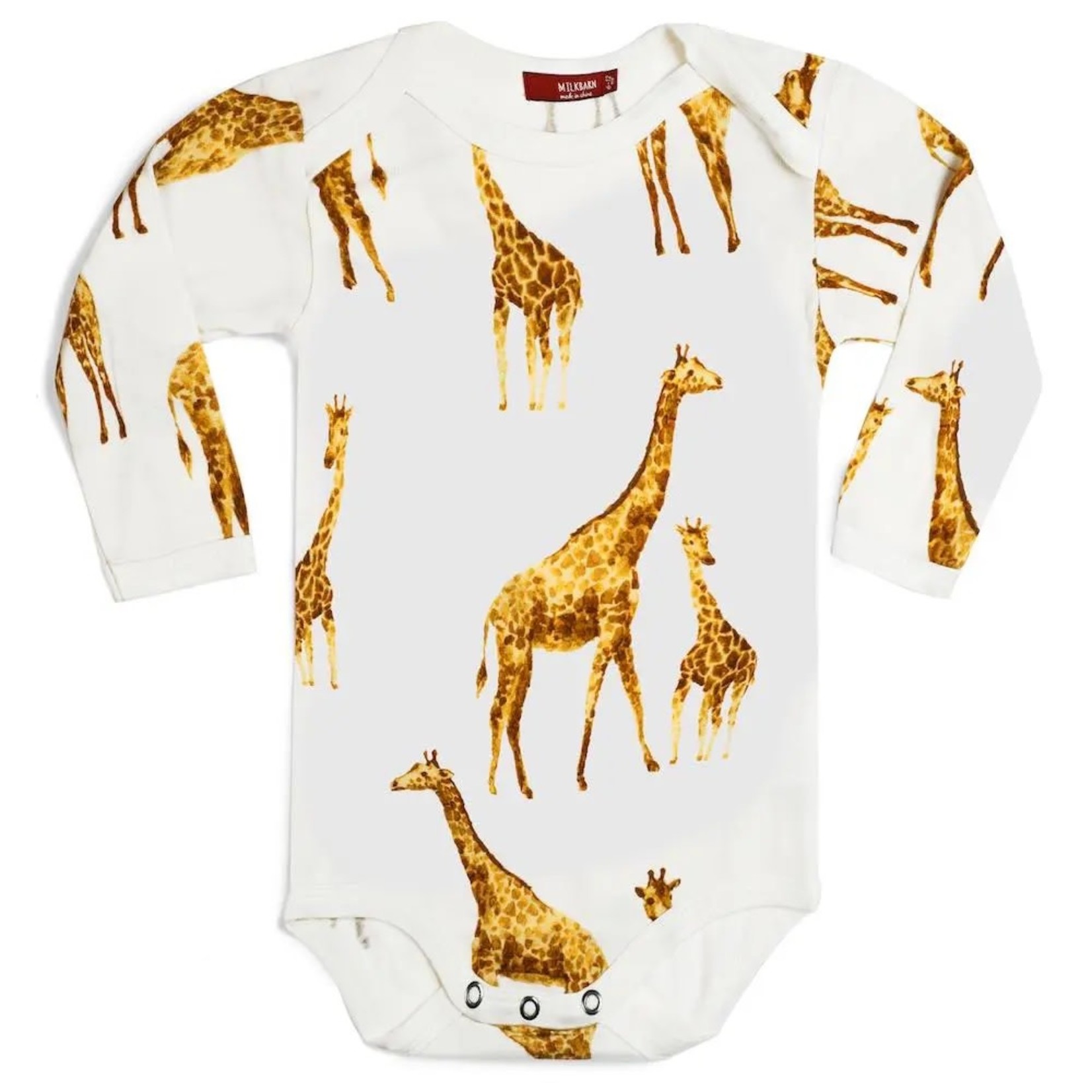 Giraffe Long Sleeve Onesie