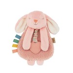 Pink Lovey Bunny with Silicone Teether
