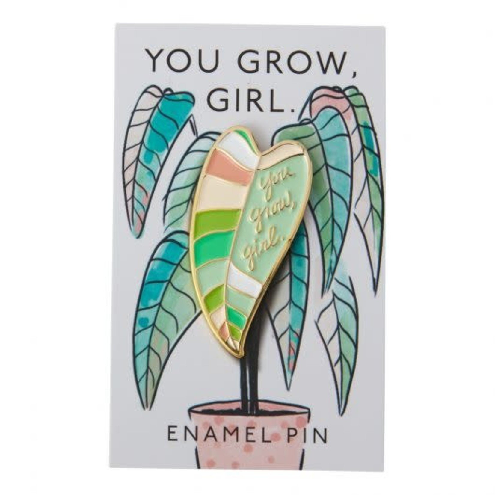 Enamel Pin-Grow Girl