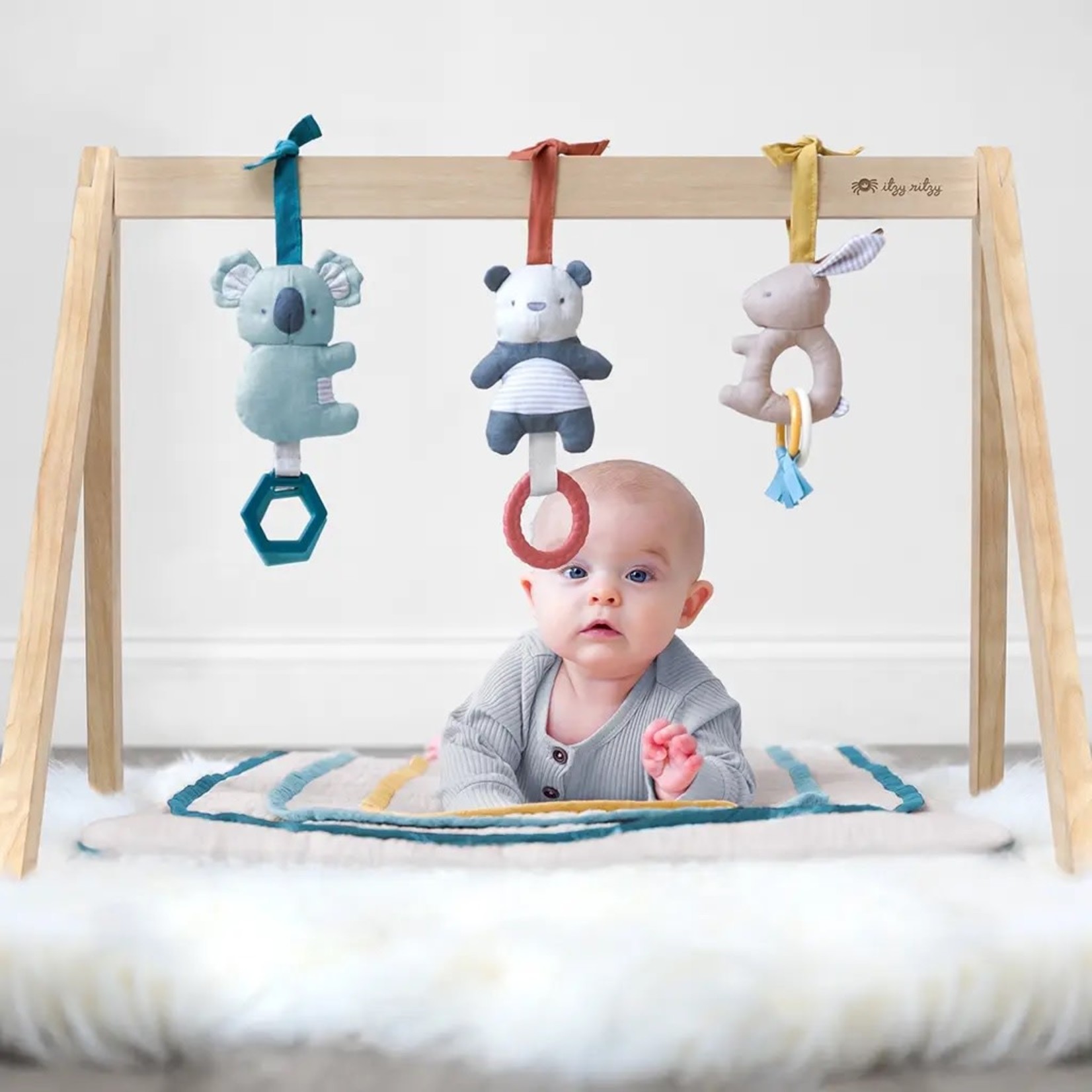 Wooden Activity Gym with Toys