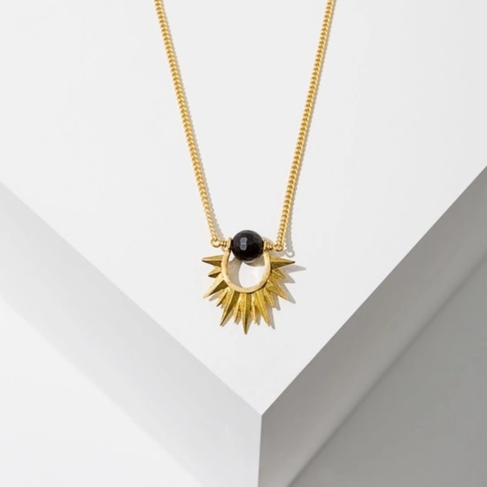 Capri Necklace with Onyx