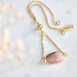 Pink Opal Adjustable Bracelet