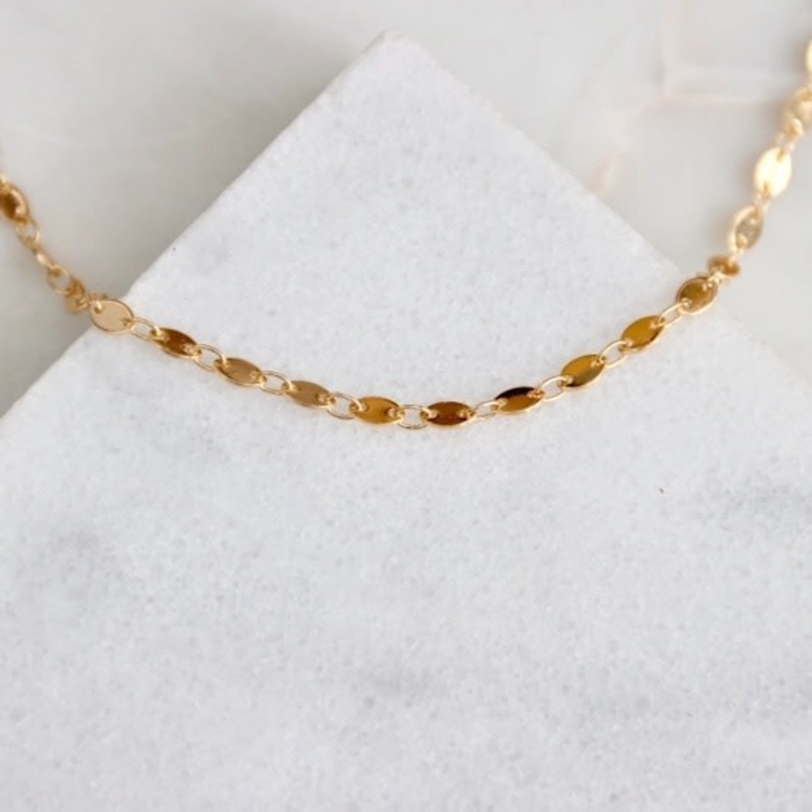 Oval Coin Choker Necklace