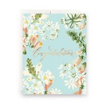 Sky Floral Congratulations - Greeting Card