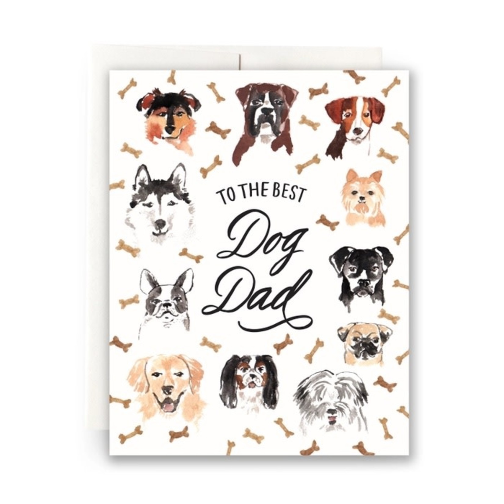 Best Dog Dad - Greeting Card