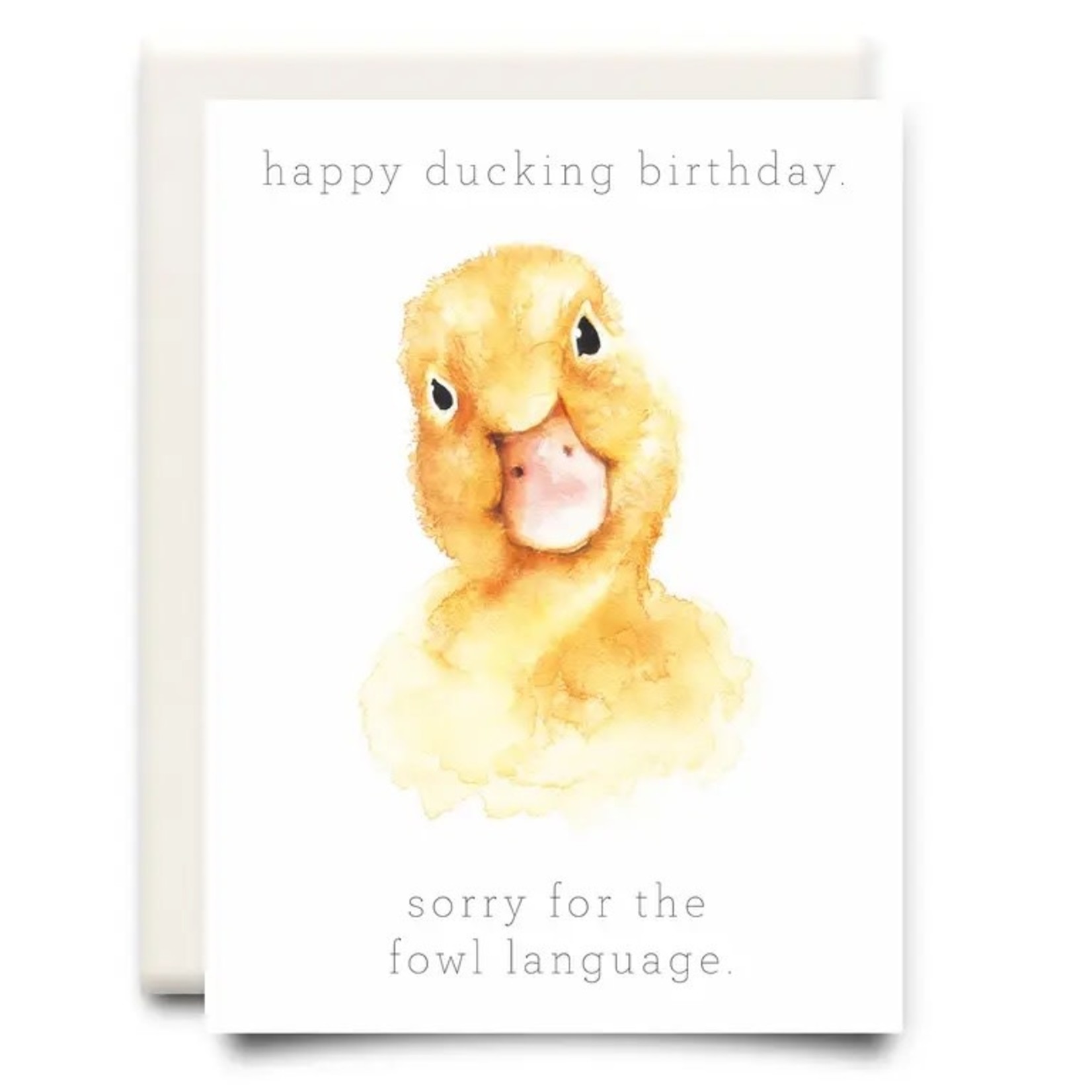 Fowl Language - Greeting Card