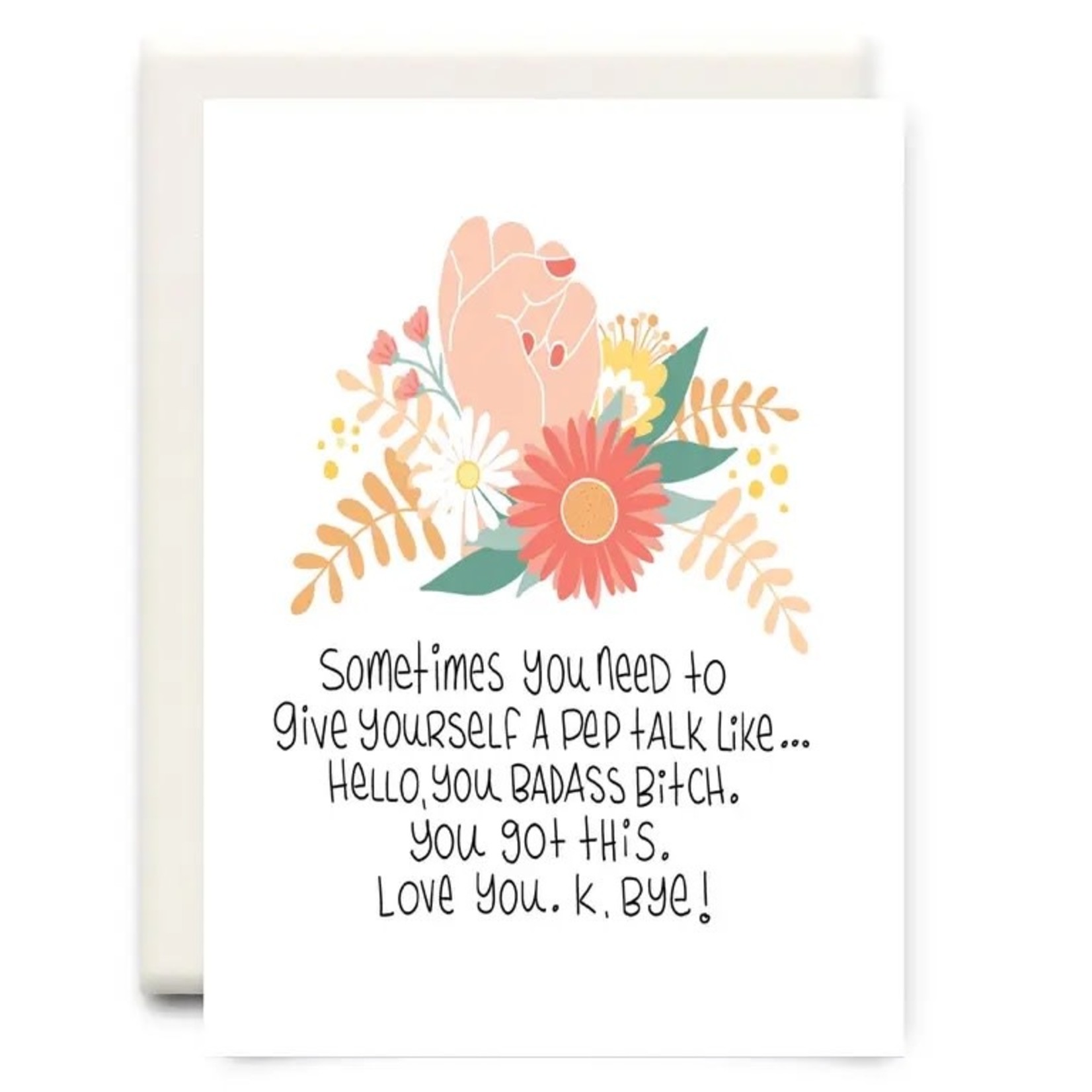Pep Talk - Greeting Card