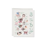 Pink Noses Baby - Greeting Card
