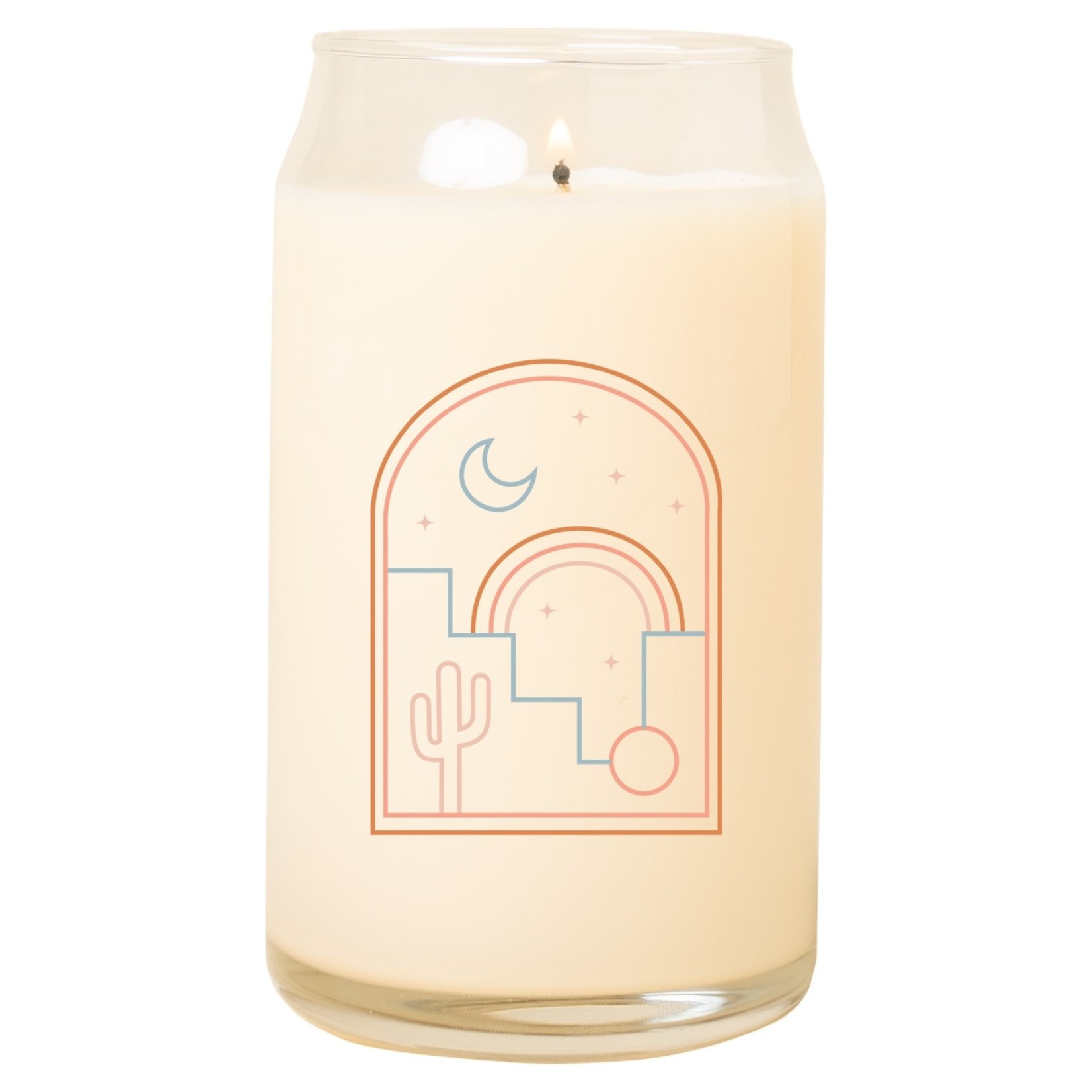 Talking Out of Turn Glass Can Candle - Desert