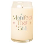 Talking Out of Turn Glass Can Candle - Manifest