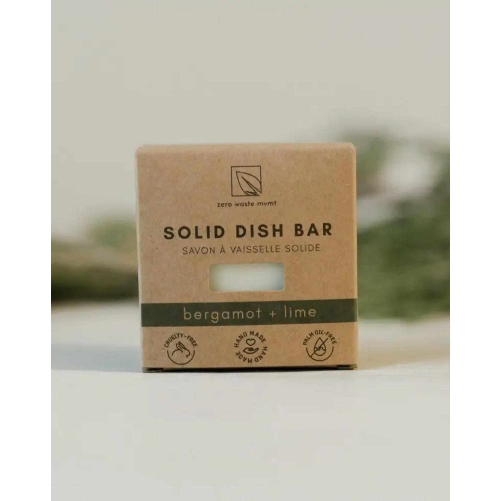 Solid Dish Bar - Bergamot + Lime