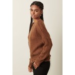 Mitto Shop Larissa Cable Crew Sweater