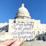Women Belong in All Places - Sticker