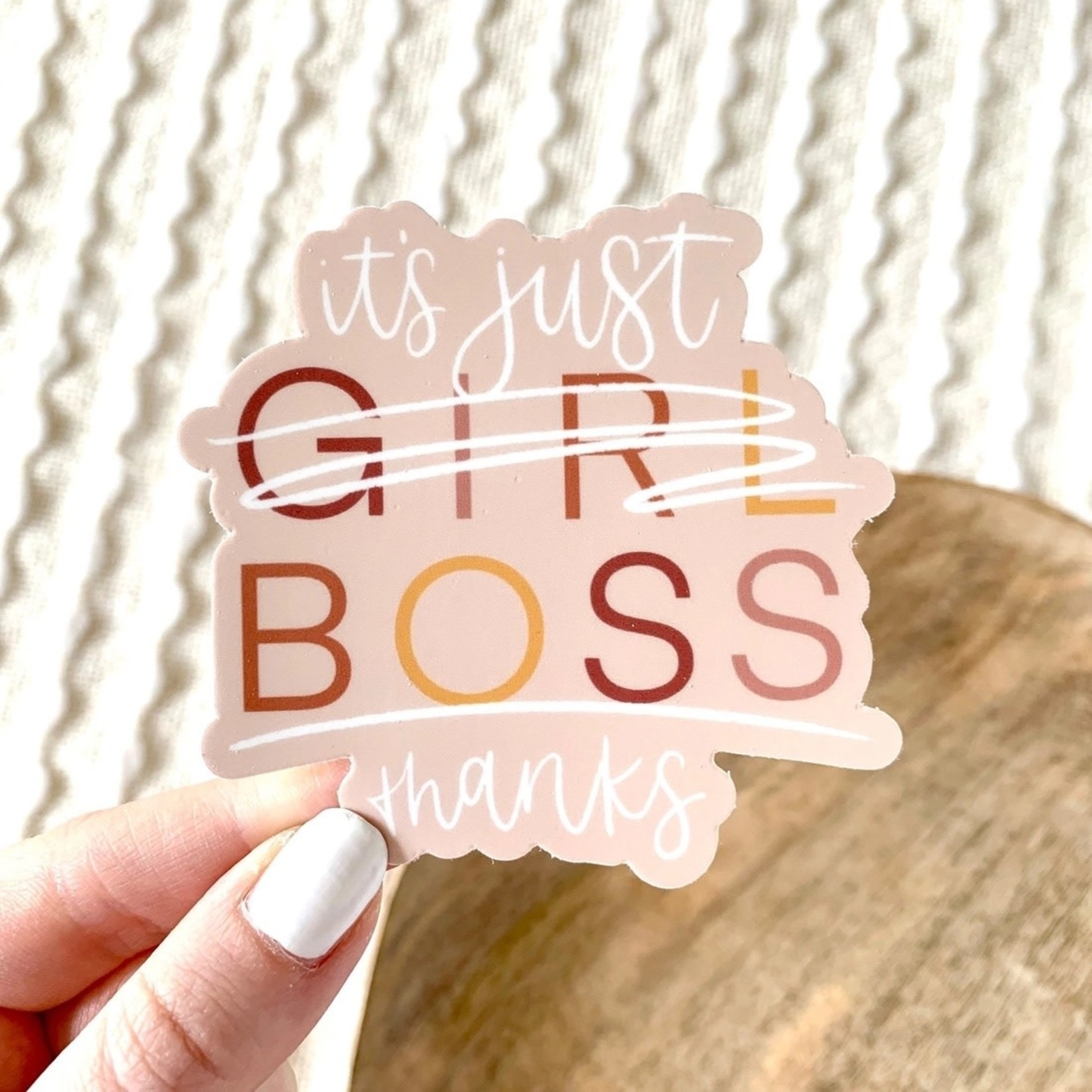 It's Just Boss - Sticker