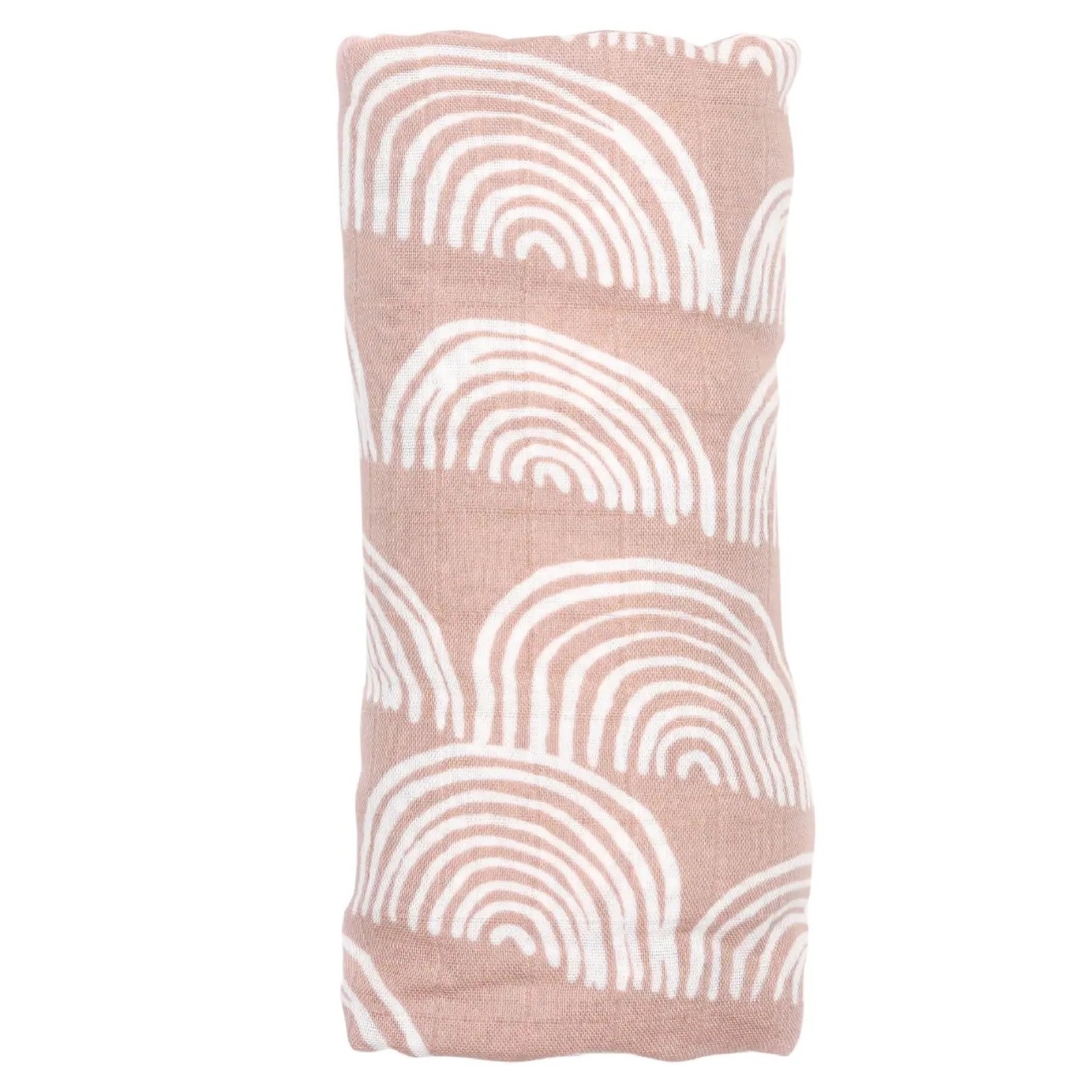 Pale Pink Rainbow Swaddle