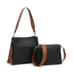 Lyla 2-in-1 Bucket Bag - Black