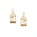 Altiplano Brass Sunrise Earrings