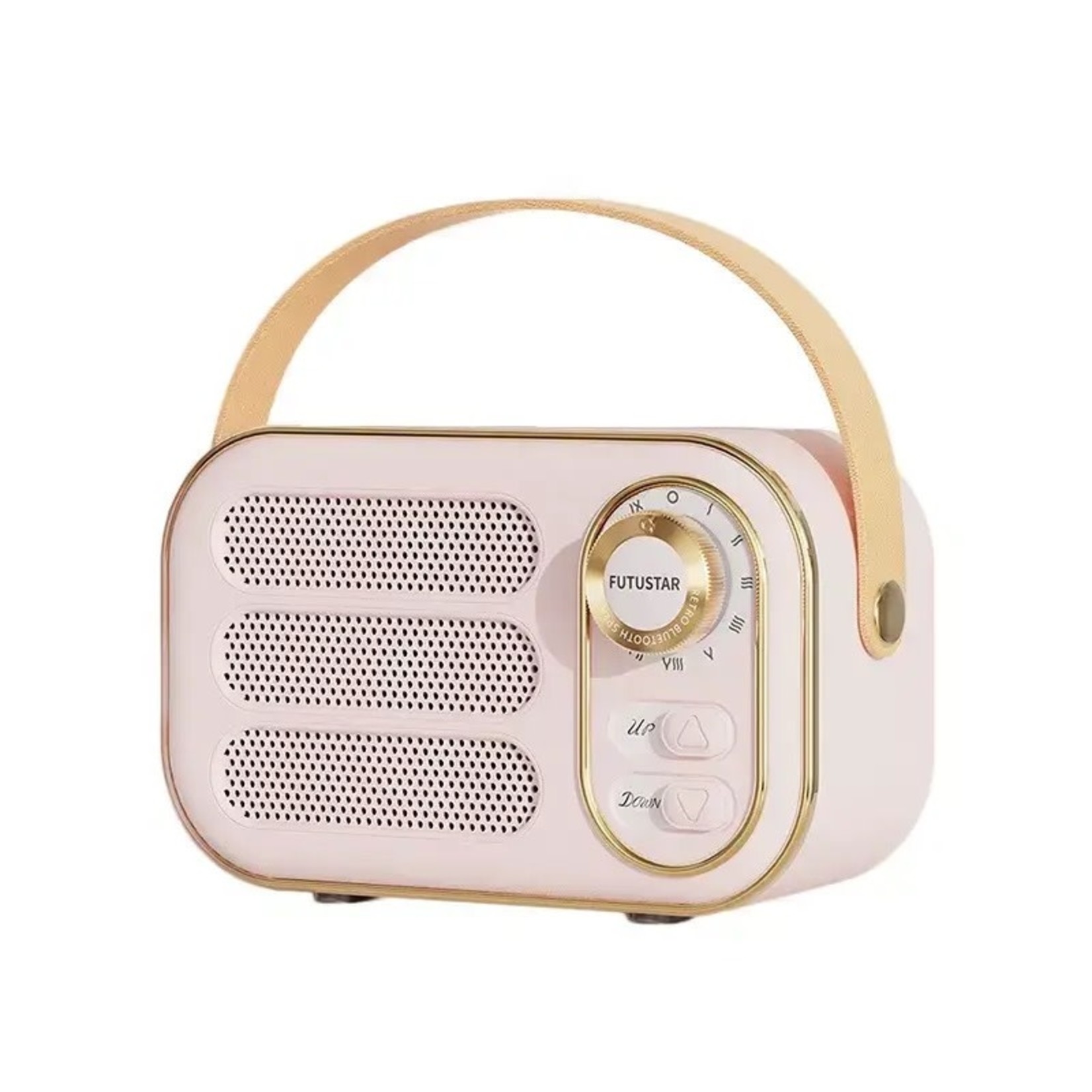Funky Rico Vintage Bluetooth Speaker - Pink
