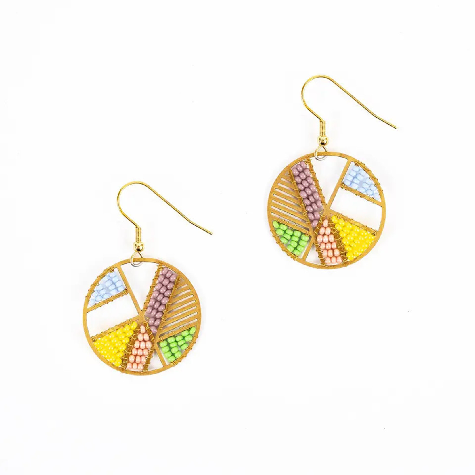 Altiplano Patchwork Disc Earrings