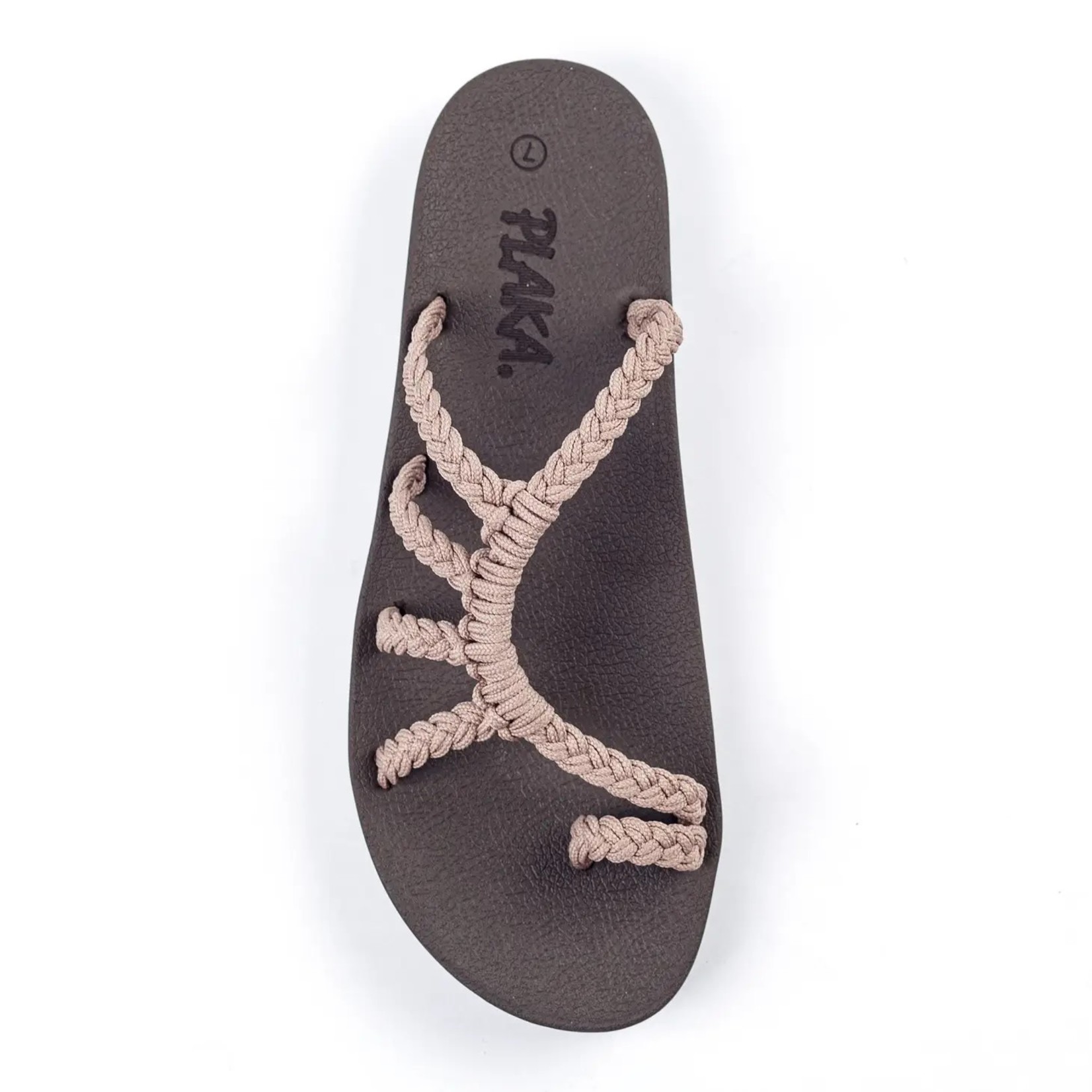 Plaka Braided Arch Sandal - Taupe