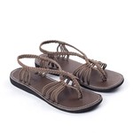 Nest Shoes Braided Flat Sandal - Taupe