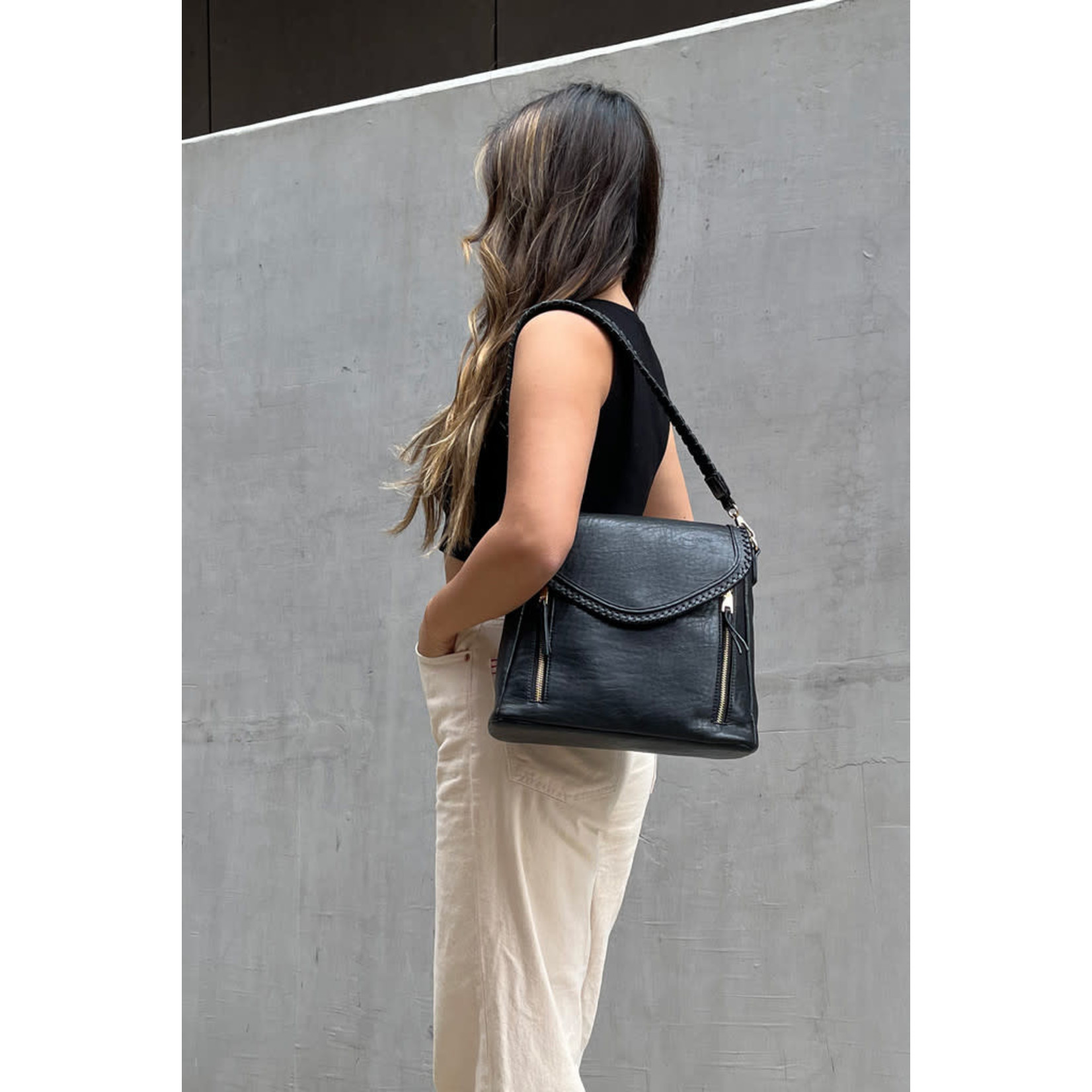 light grey crossbody