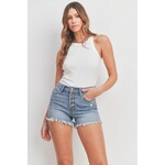 Just USA Carrie High-Rise Button Fly Shorts