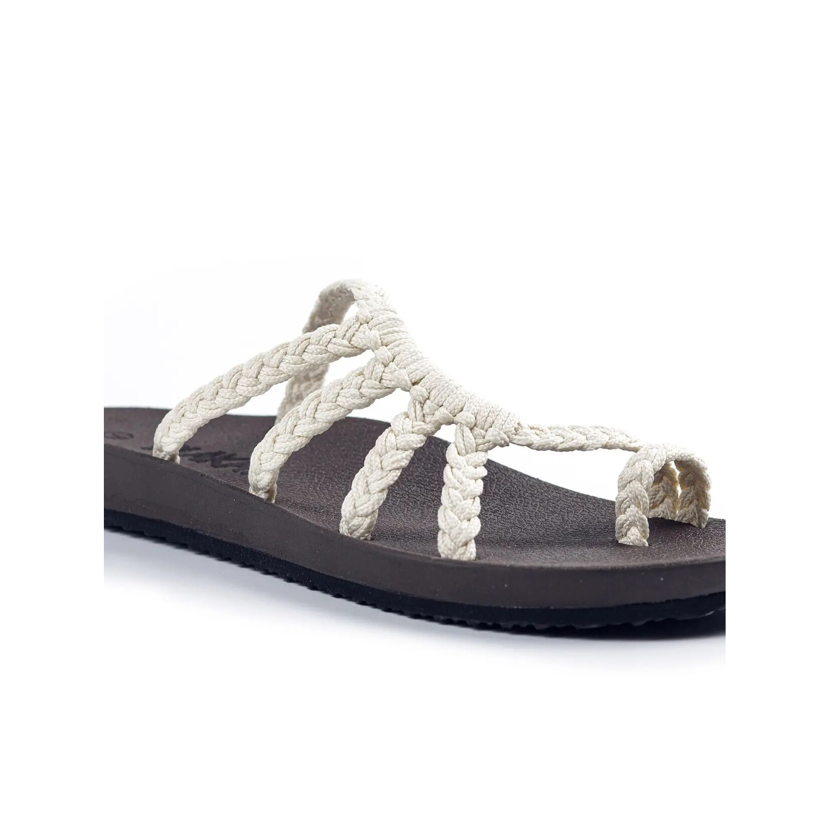 Plaka Braided Arch Sandal - Pearl