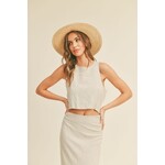 Winnie Sleeveless Linen Top